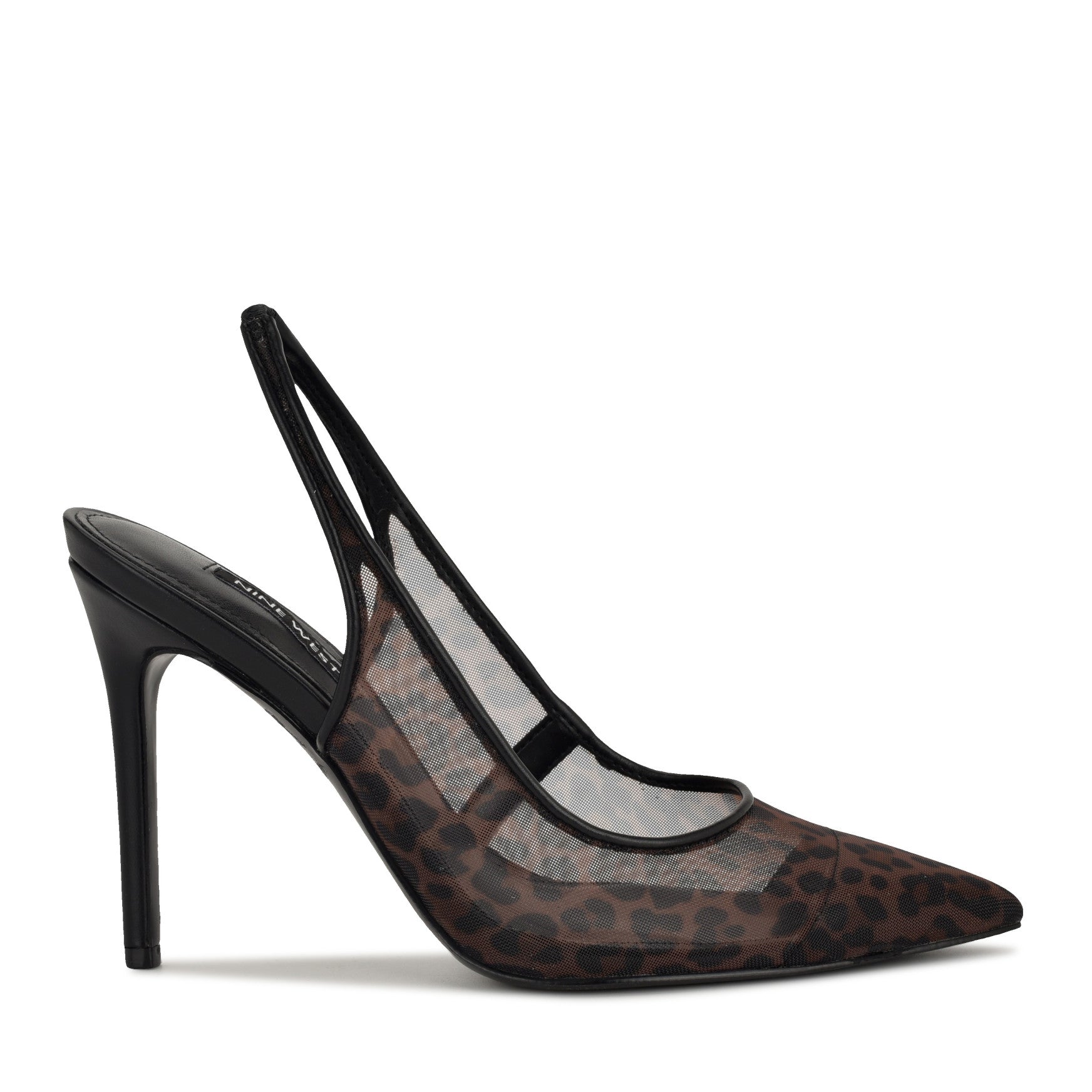 Feather Pointy Toe Slingback Pumps