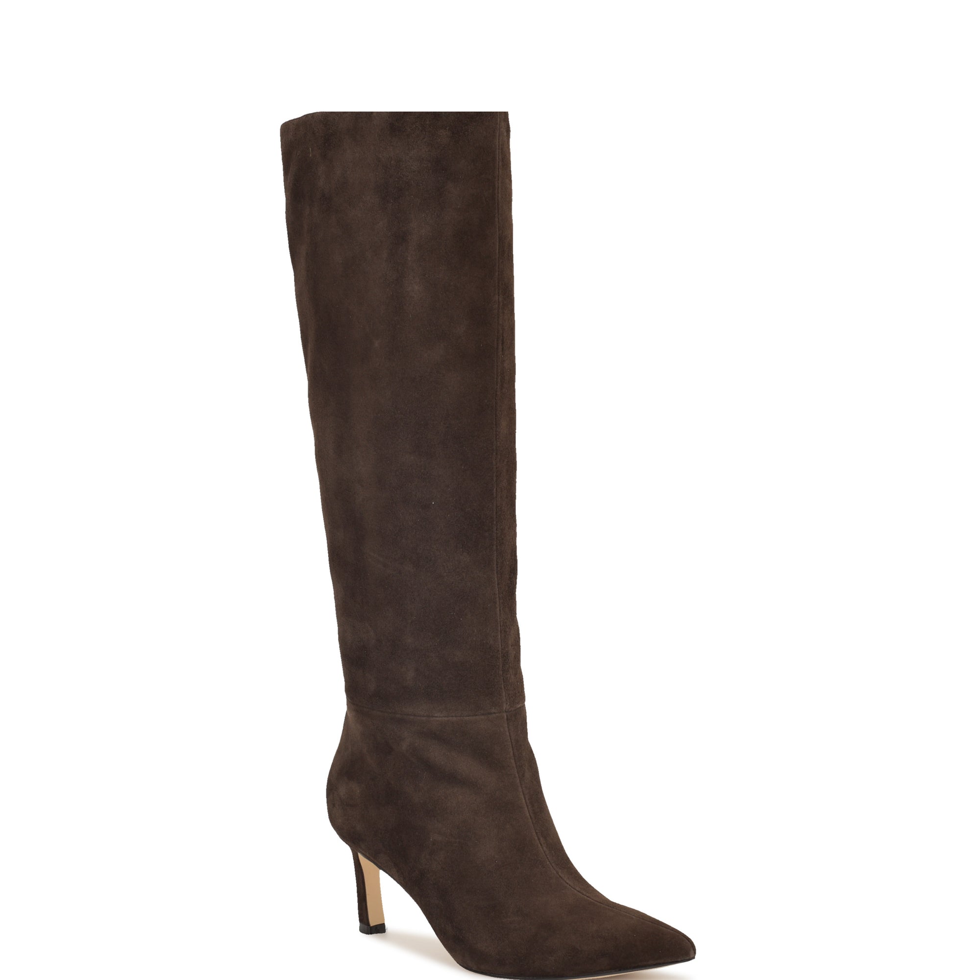 Nine West Women's Lorthey Tall Stiletto Dress Boots - Dark Brown Suede - Size 12M Nine West Women's Lorthey Tall Stiletto Dress Boots - Dark Brown Suede - Size 12M