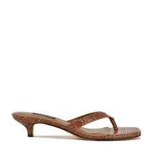 Cassa Thong Kitten Heel Sandals