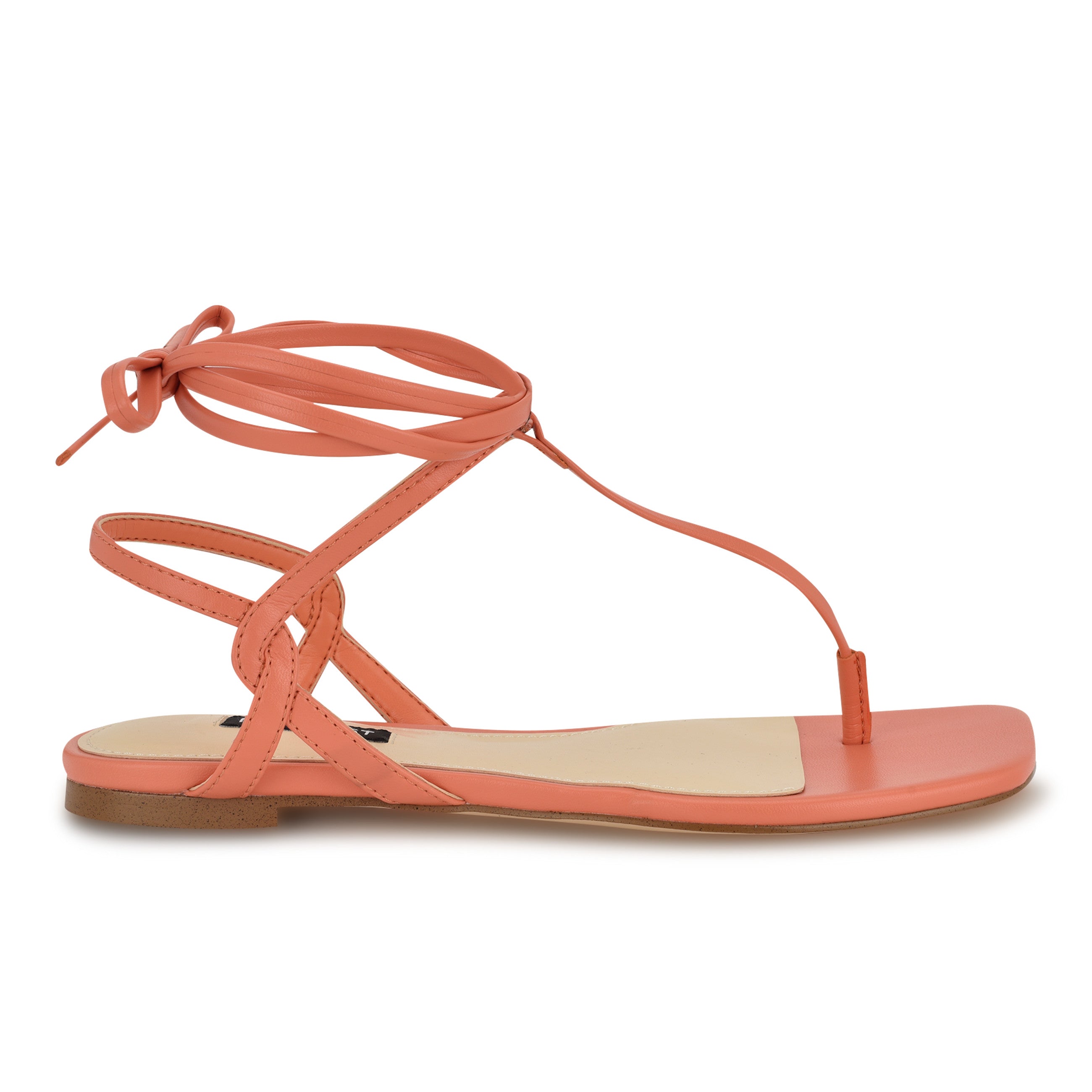 Norta Ankle Wrap Thong Sandals