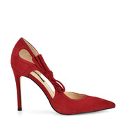 Famila Leather Bow d'Orsay Pumps