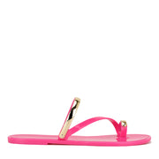 Seashell Jelly Flat Sandals