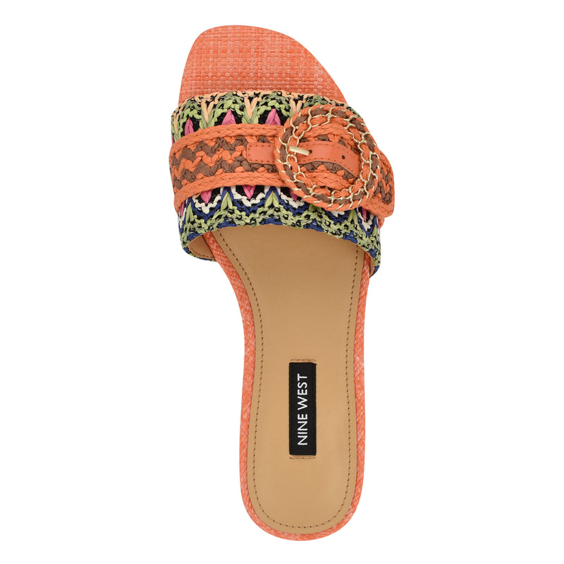 Hohana Flat Slide Sandals