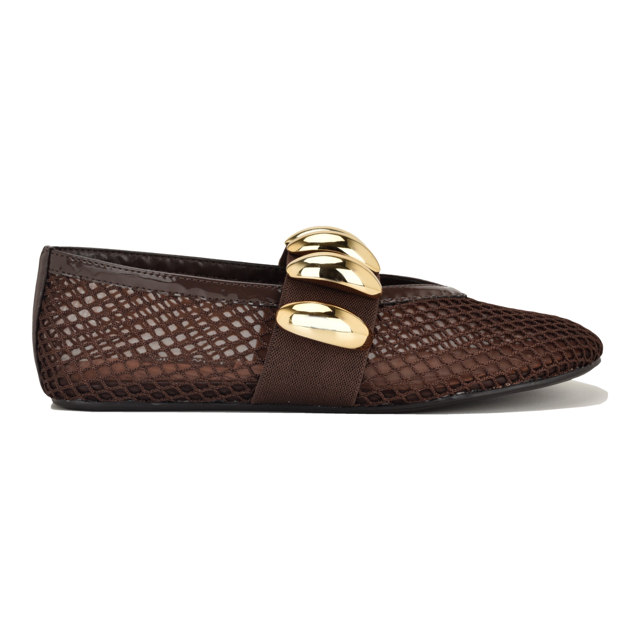Dorra Mesh Mary Jane Ballet Flats