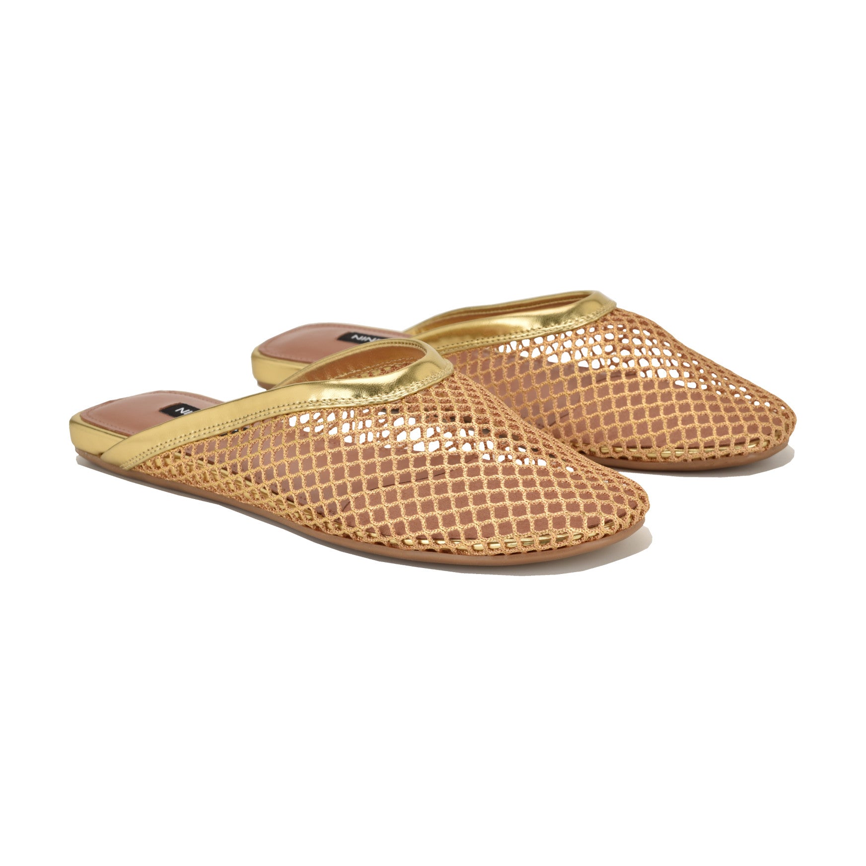 Daniela Flat Mesh Mules