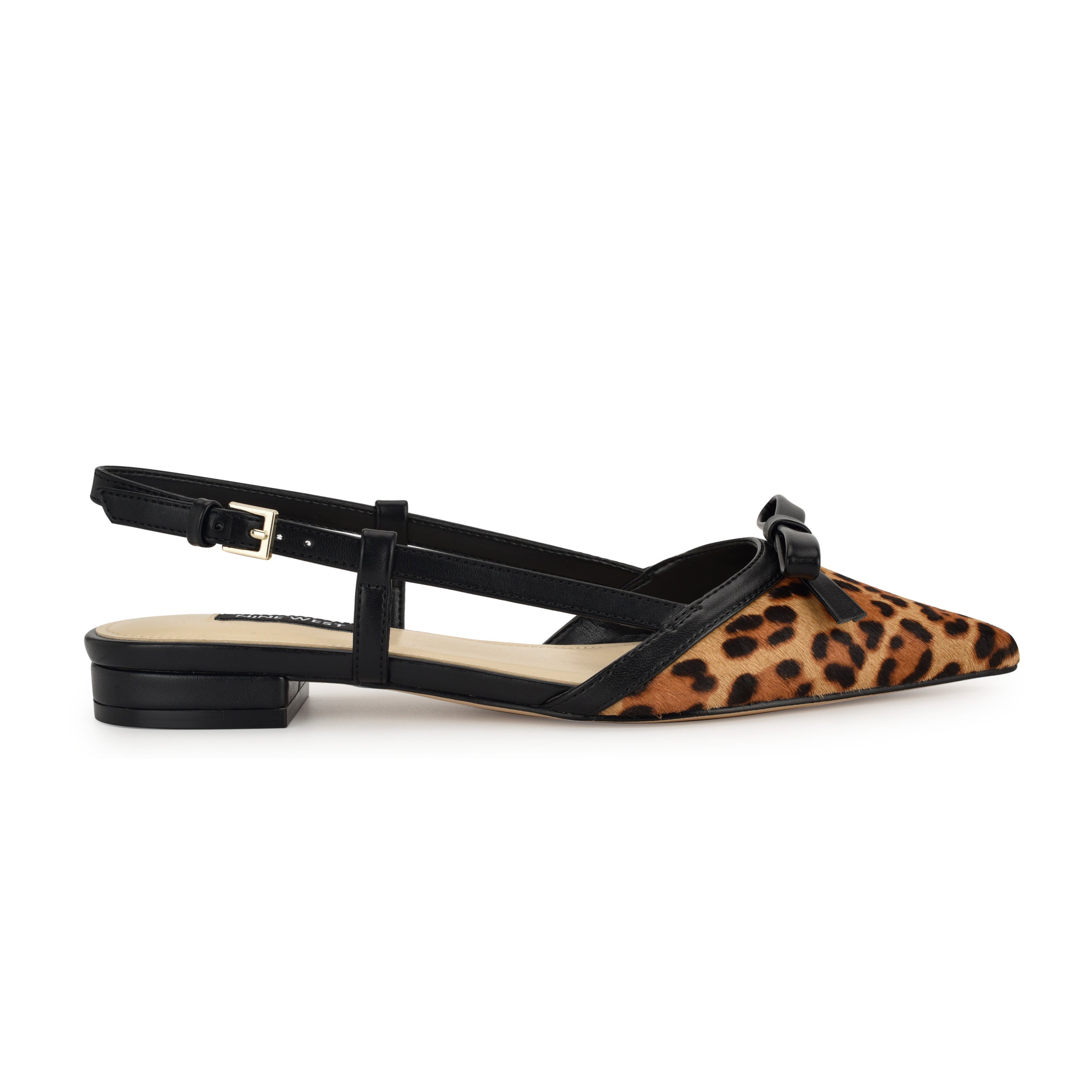 Grean Pointy Toe Slip-On Dress Flats
