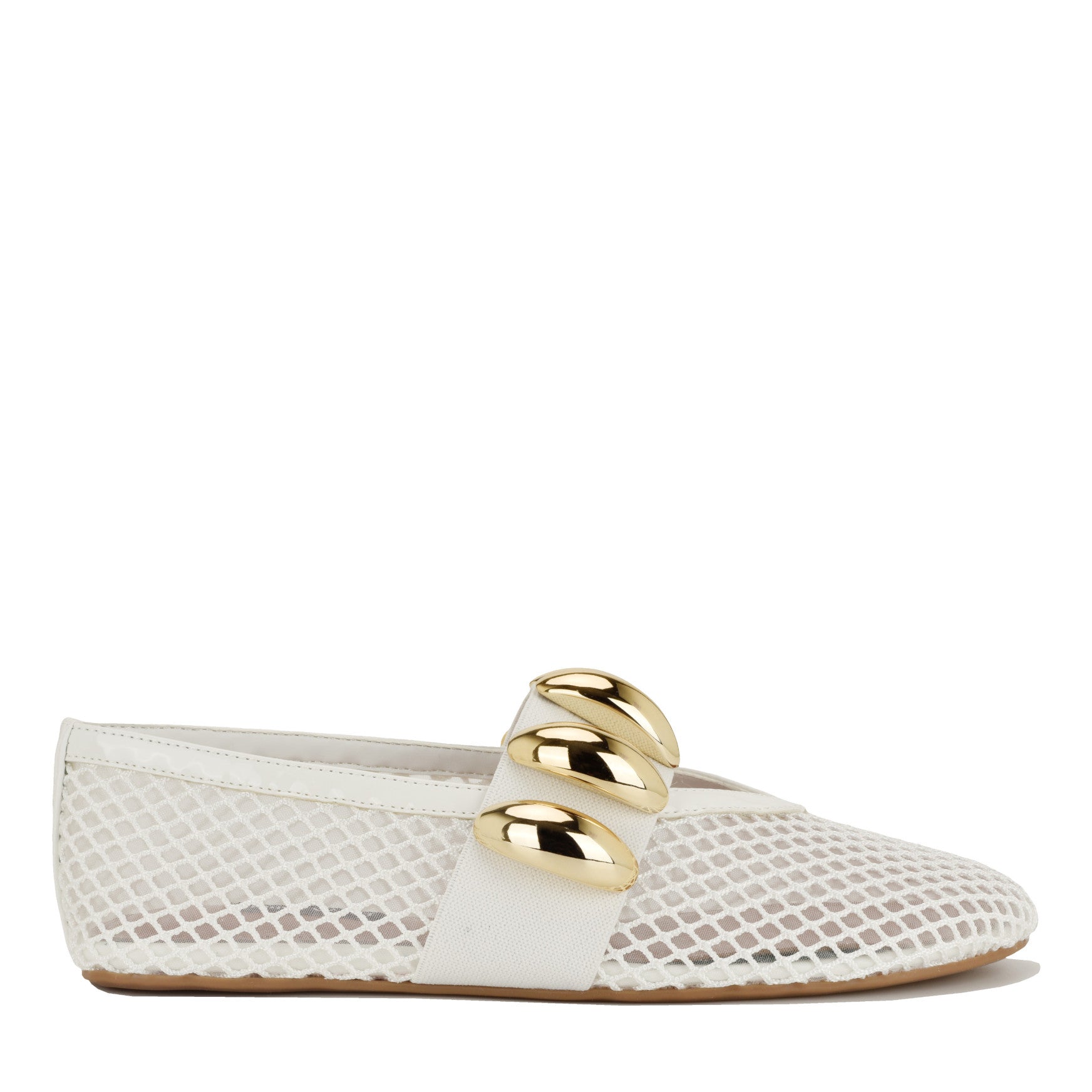 Dorra Mesh Mary Jane Ballet Flats