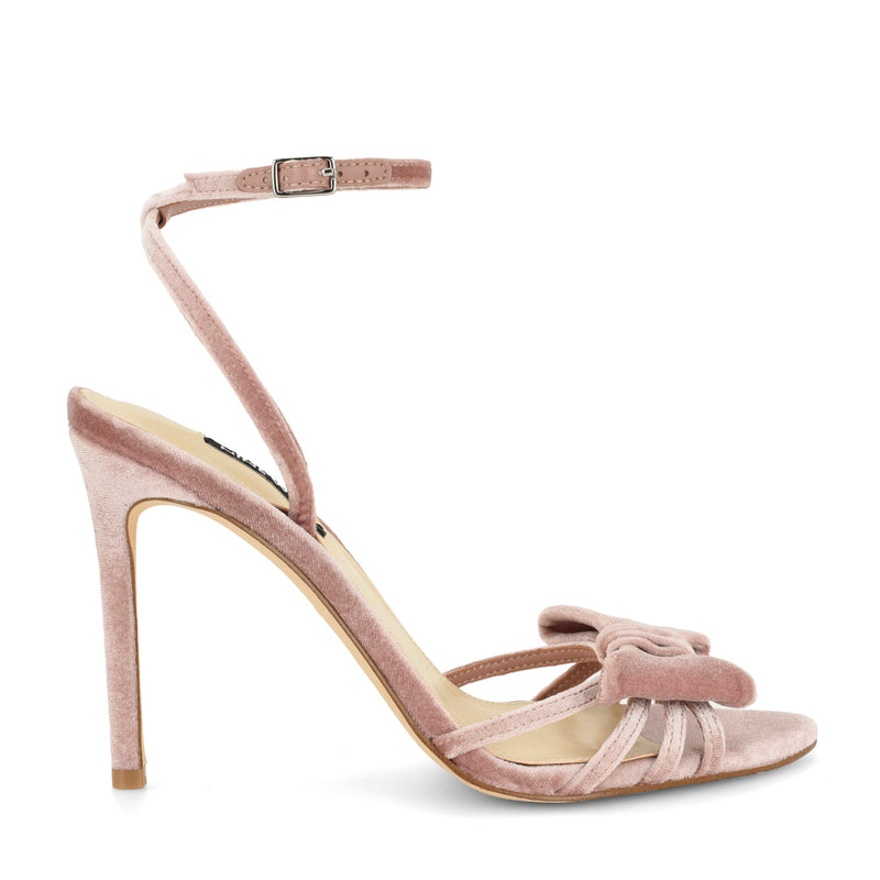 Queana Velvet Bow Sandals