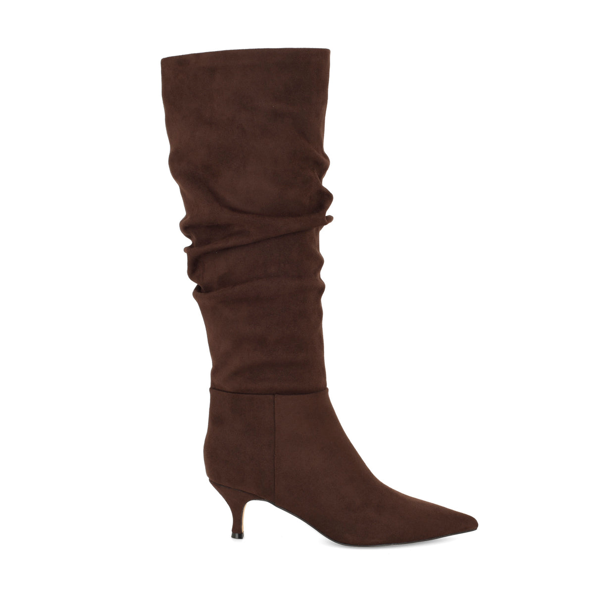 Sawyor Kitten Heel Slouch Boots