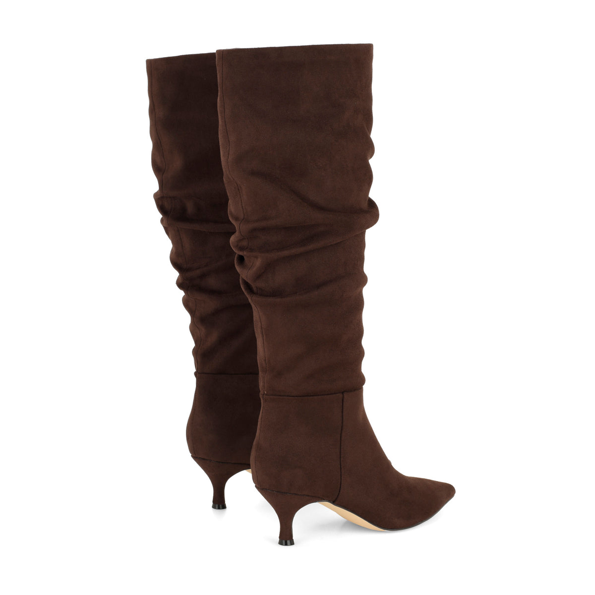 Sawyor Kitten Heel Slouch Boots