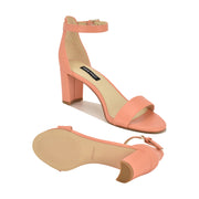 Pruce Ankle Strap Block Heel Sandals