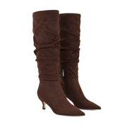 Sawyor Kitten Heel Slouch Boots