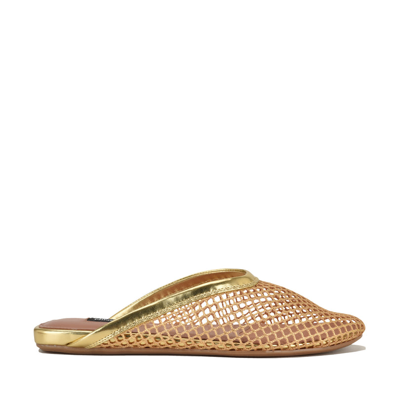 Daniela Flat Mesh Mules
