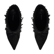 Carbona Leather Fringe Booties