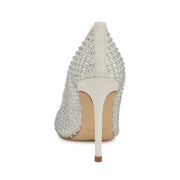 Freshe Rhinestone Mesh Pumps