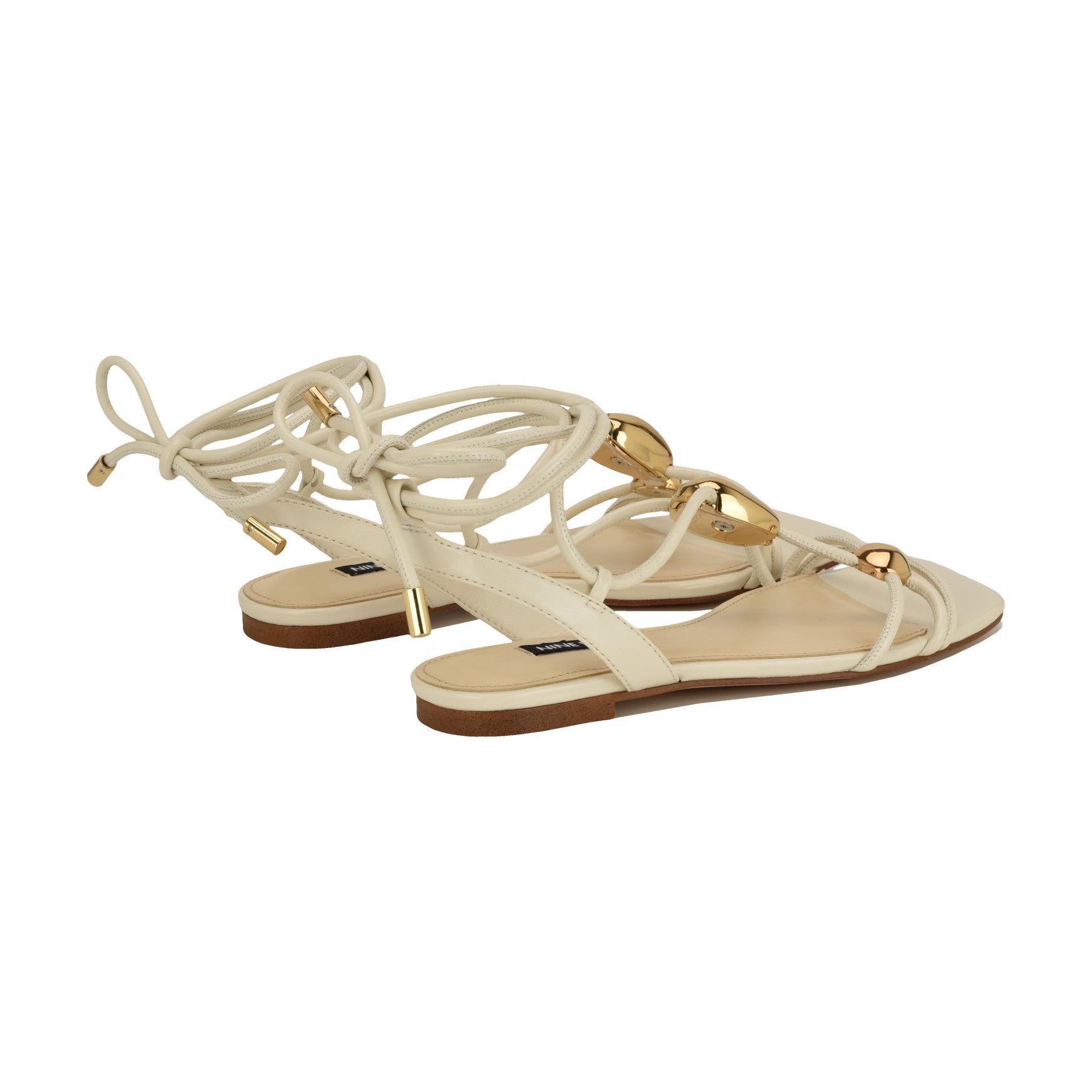 Niraa Ankle Wrap Flat Sandals