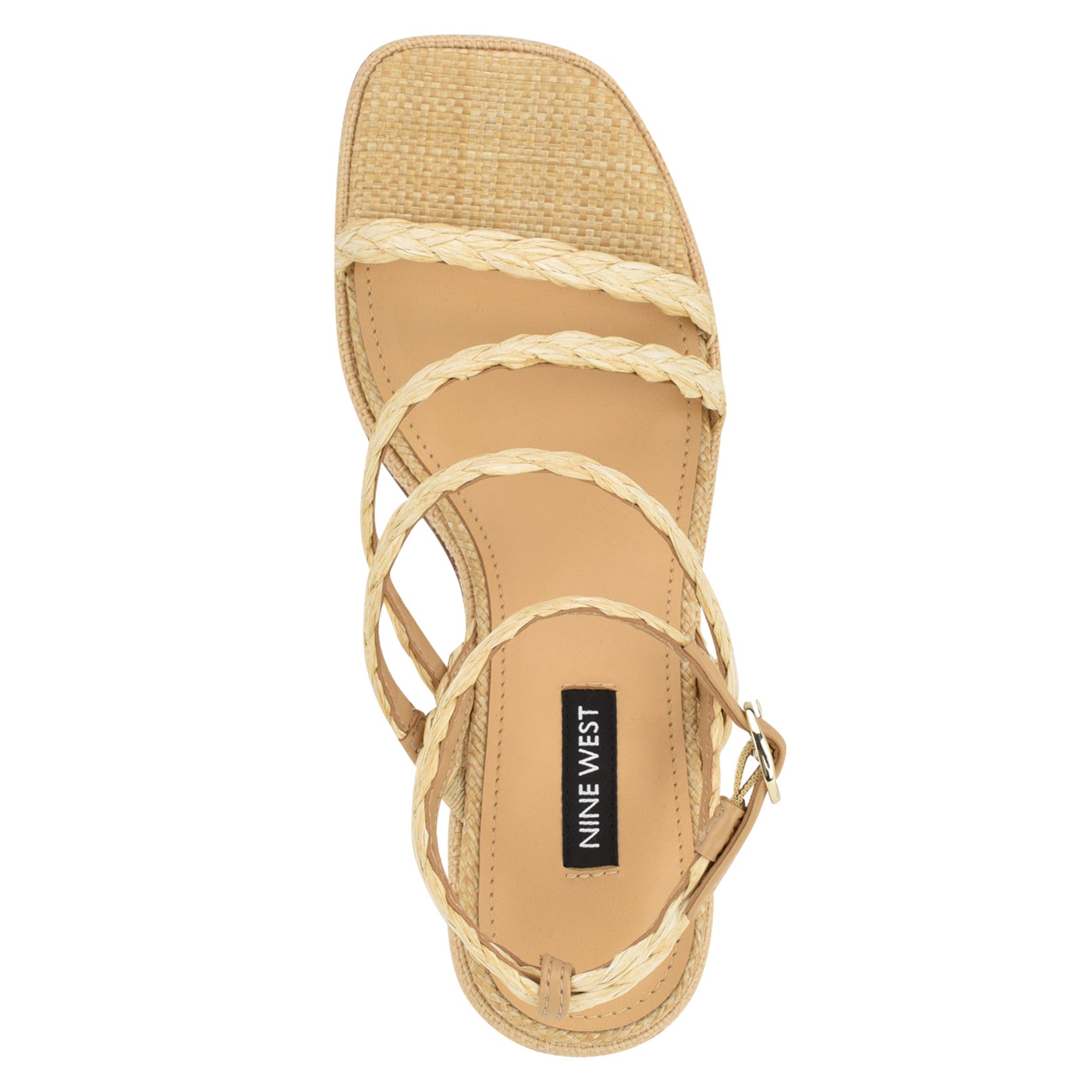 Emolly Raffia Block Heel Sandals