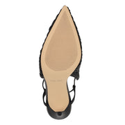 Fessla Woven Ankle Wrap Pumps