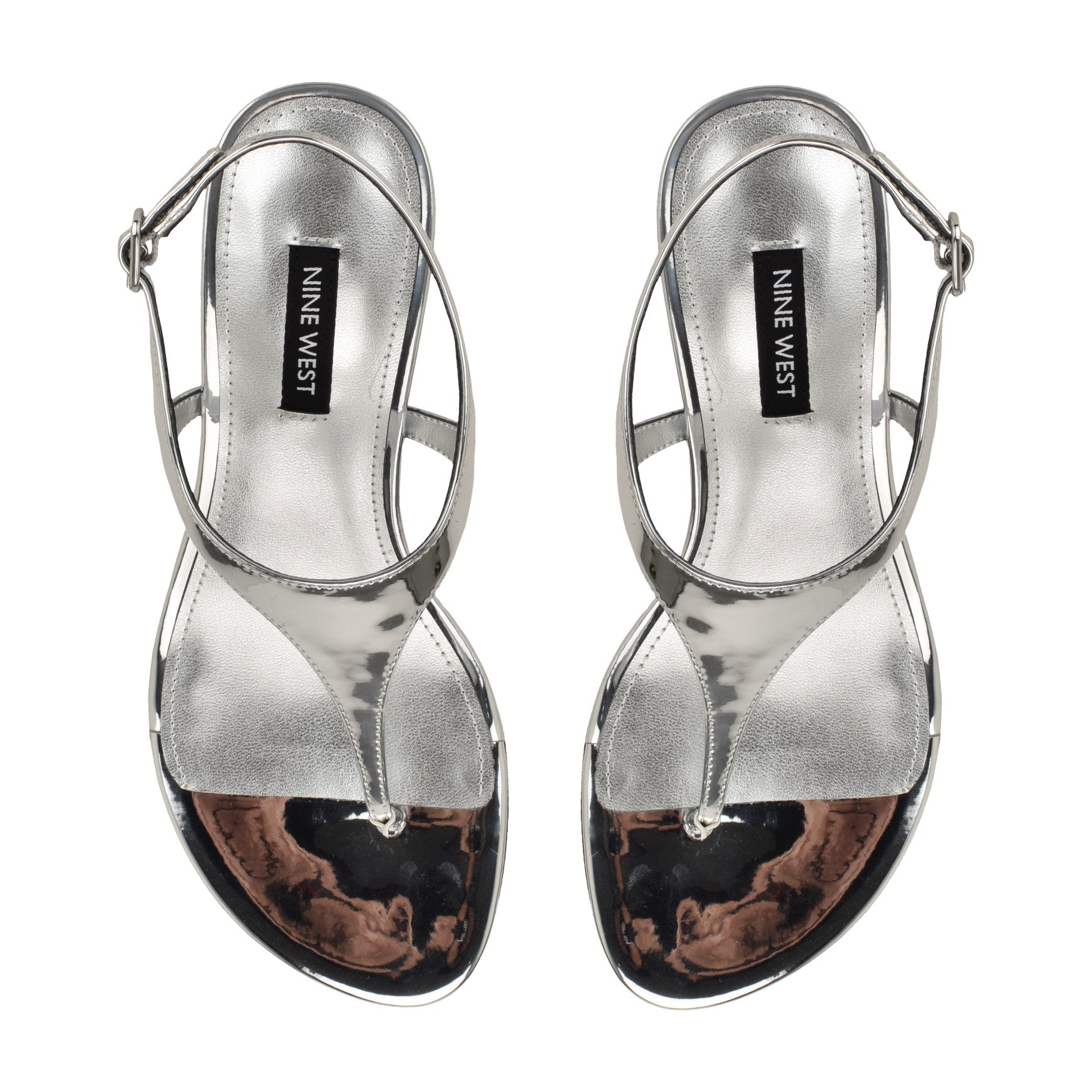 Noir Heeled Thong Sandals