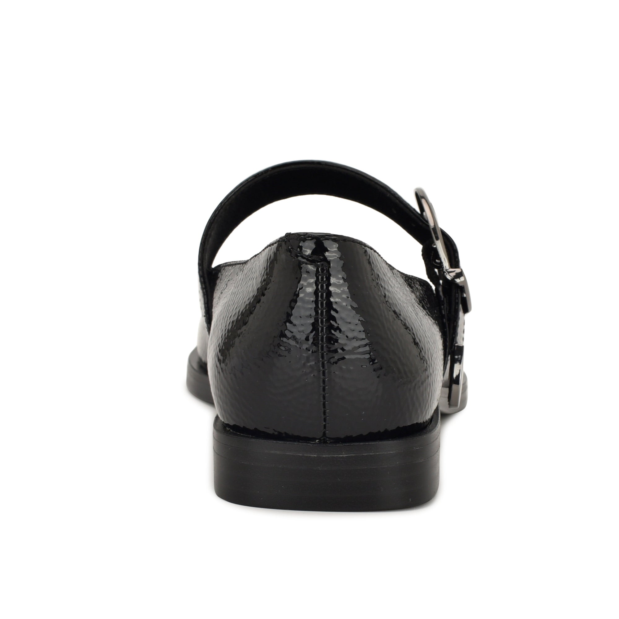 Nine West Katrel Women's Pointy Toe Mary Jane Dress Flats, Size: 5, Black Patent