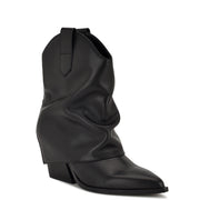 Waxel Foldover Western Booties