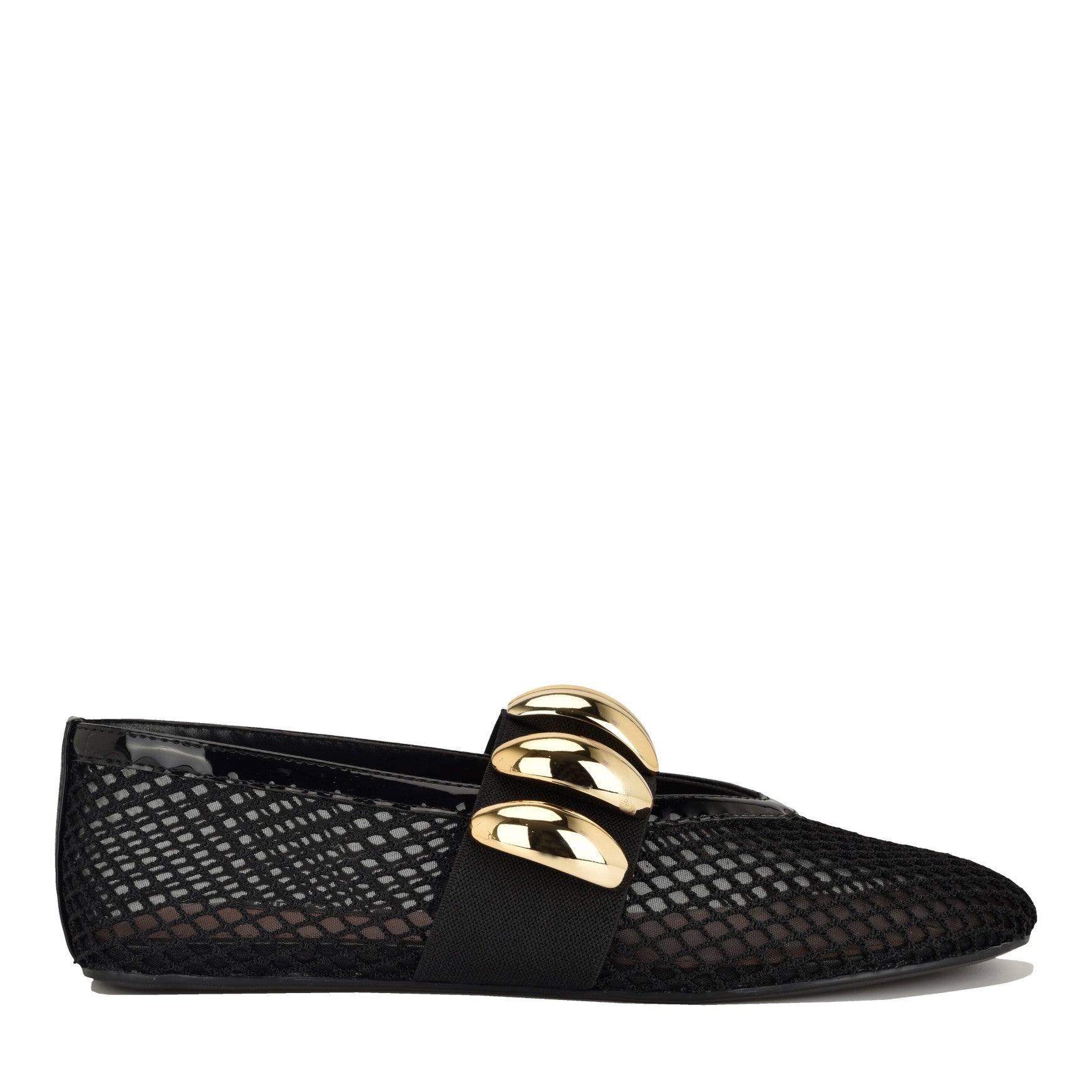 Dorra Mesh Mary Jane Ballet Flats