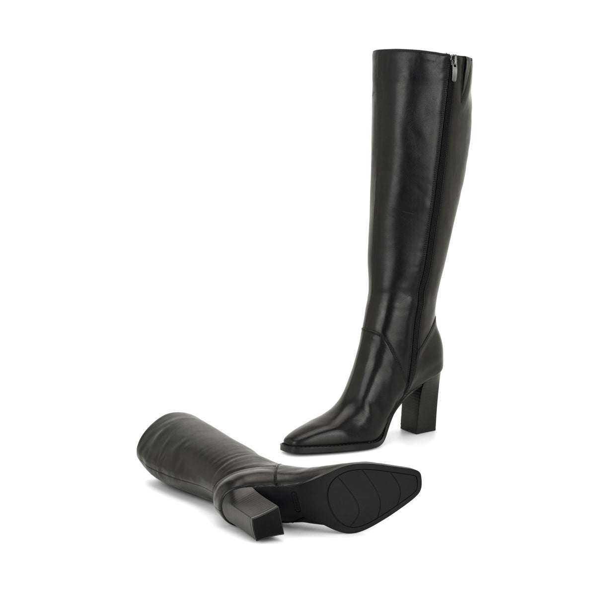 Zetta Leather Knee High Boots