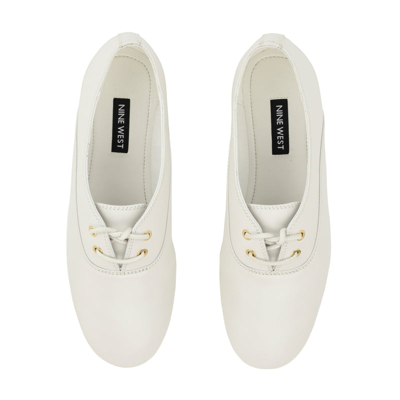Jazzy Leather Oxford Flats