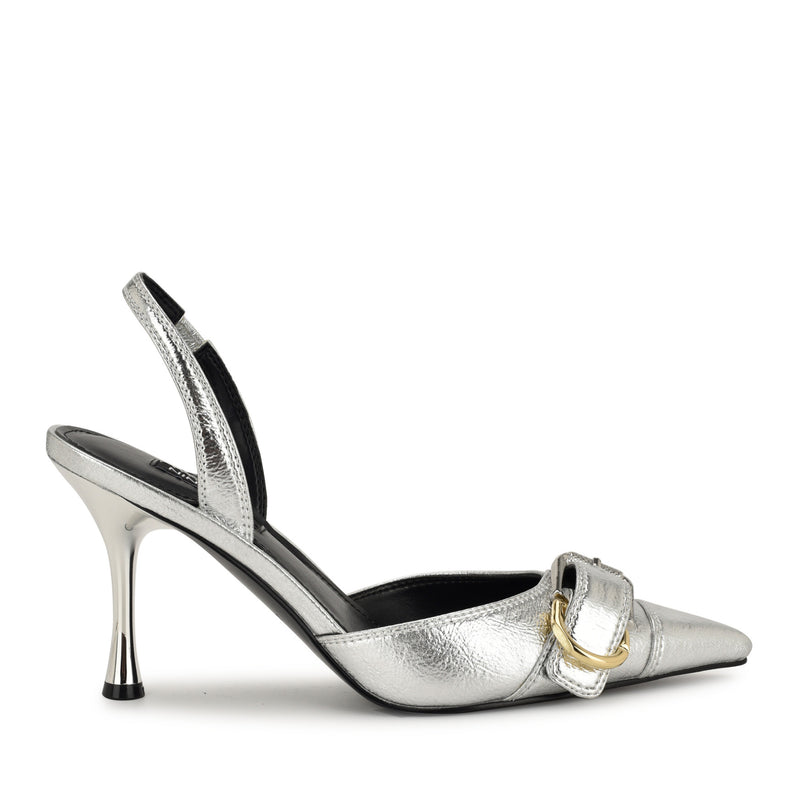 Patsie Buckle Slingback Pumps