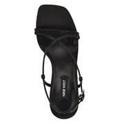 Vallan Strappy Rhinestone Sandals