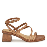 Emolly Raffia Block Heel Sandals