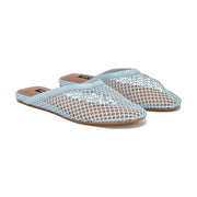 Daniela Flat Mesh Mules
