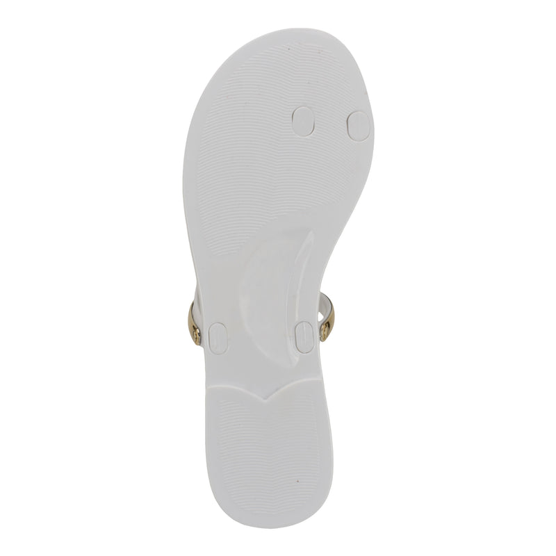 Seashell Jelly Flat Sandals