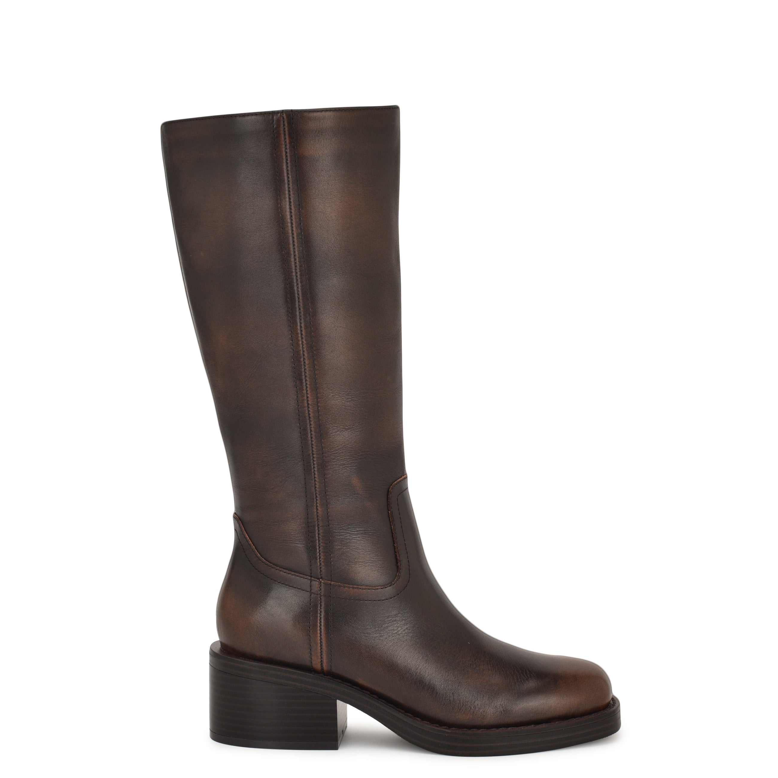 Broklyn Square Toe Casual High Shaft Boots