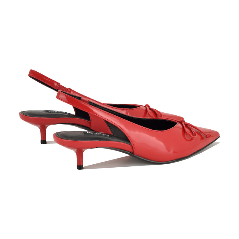 Evaa Kitten Heel Slingback Pumps