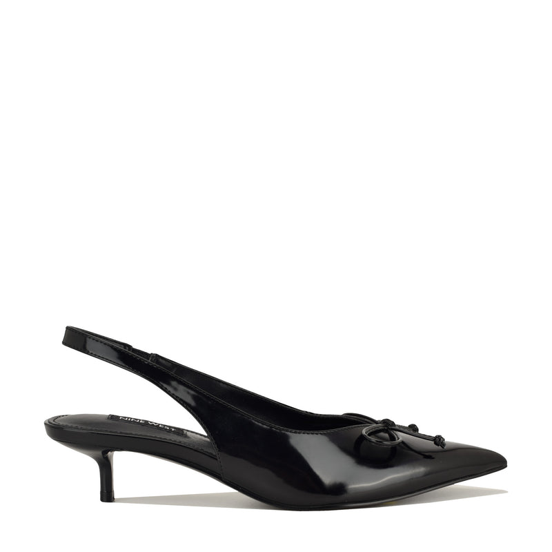 Evaa Kitten Heel Slingback Pumps