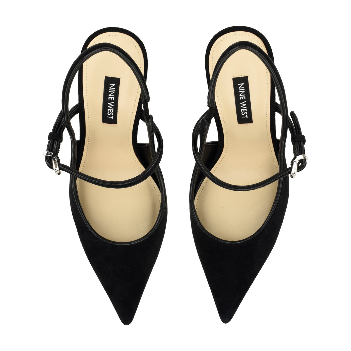 Amelap Leather Mary Jane Slingback Pumps