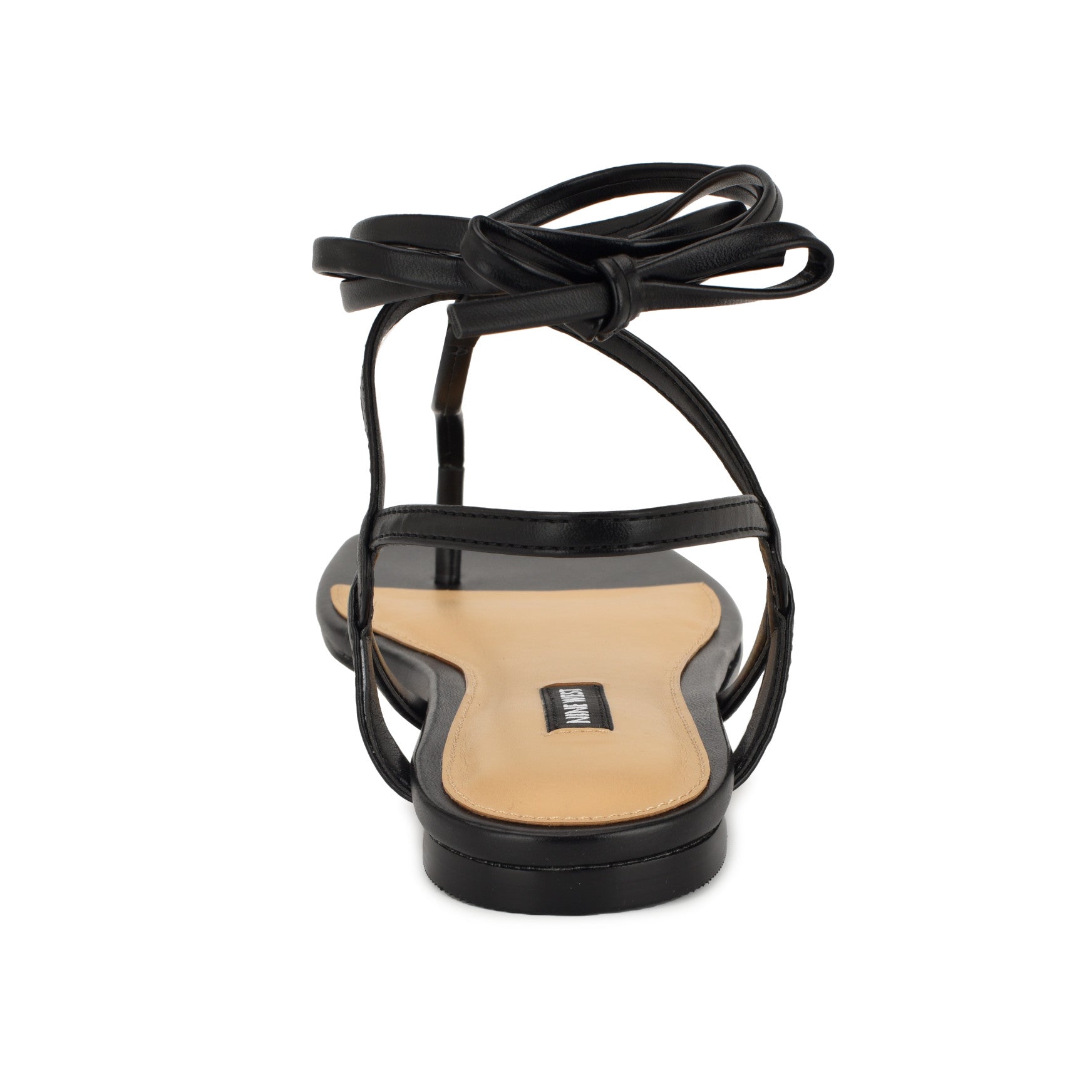 Norta Ankle Wrap Thong Sandals