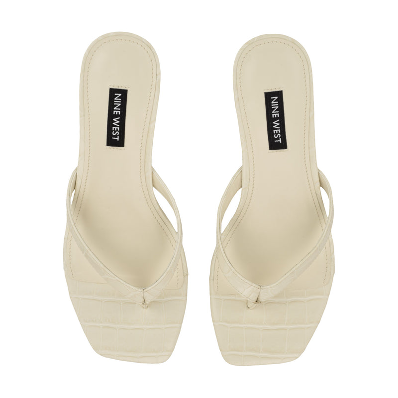 Cassa Thong Kitten Heel Sandals