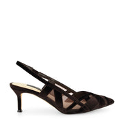 Ellite Kitten Heel Slingback Pumps
