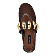 Dorra Mesh Mary Jane Ballet Flats