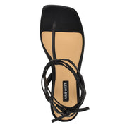 Norta Ankle Wrap Thong Sandals
