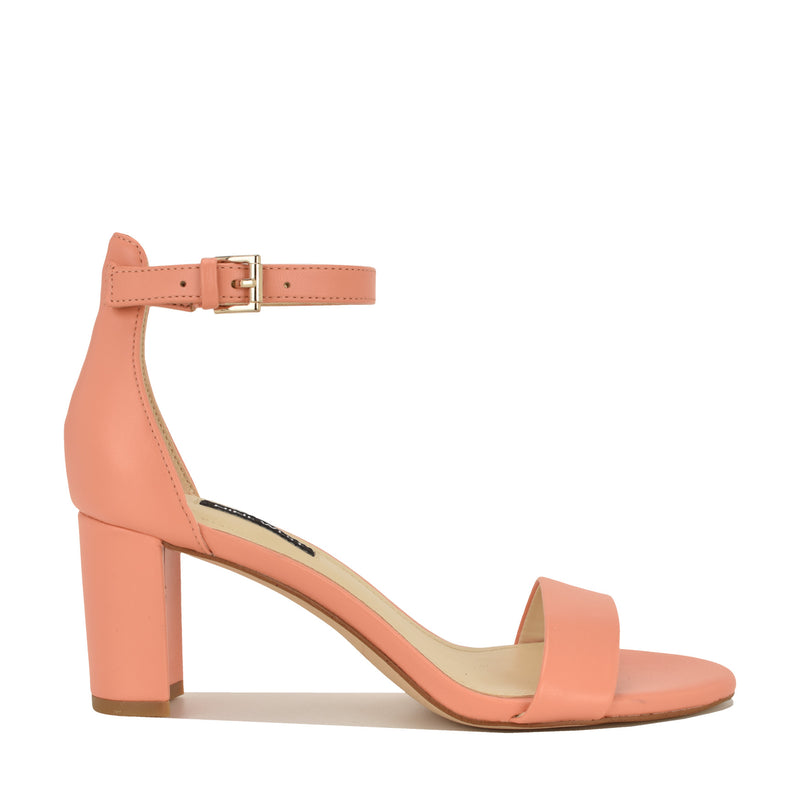 Pruce Ankle Strap Block Heel Sandals