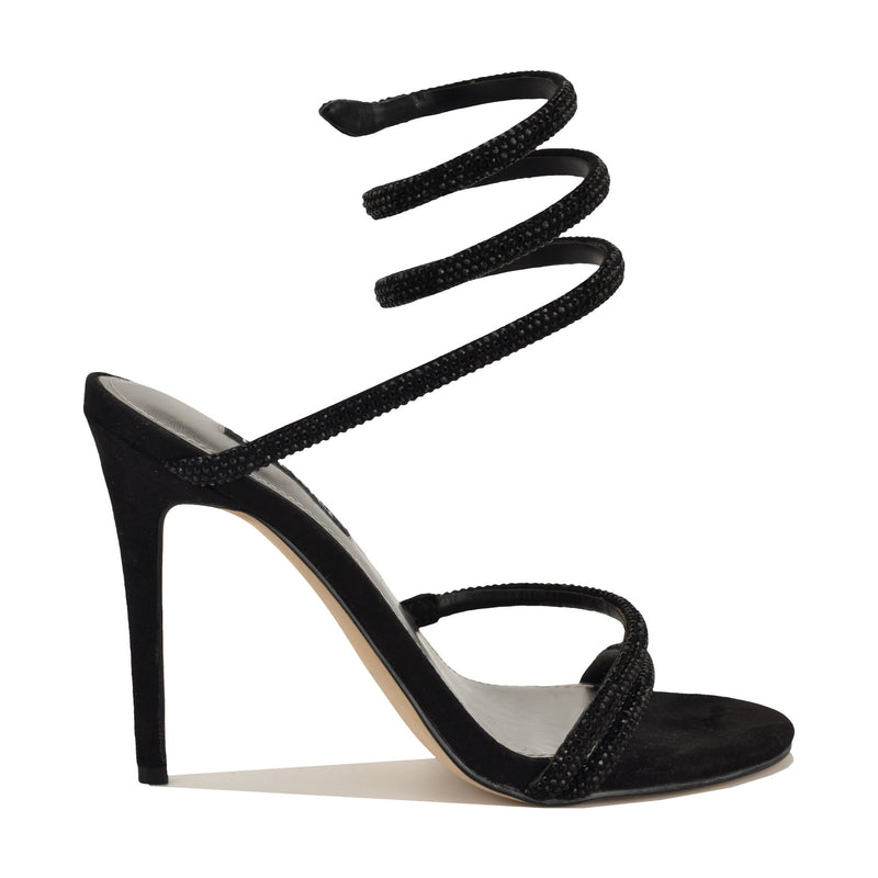 Maskil Ankle Wrap Heeled Sandals