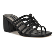 Grassa Block Heel Embellished Sandals