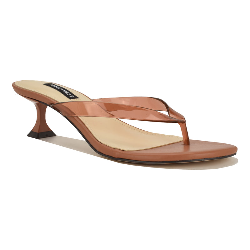 Crisee Heeled Jelly Thong Sandals