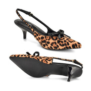 Lyrical Bow Slingback Pumps