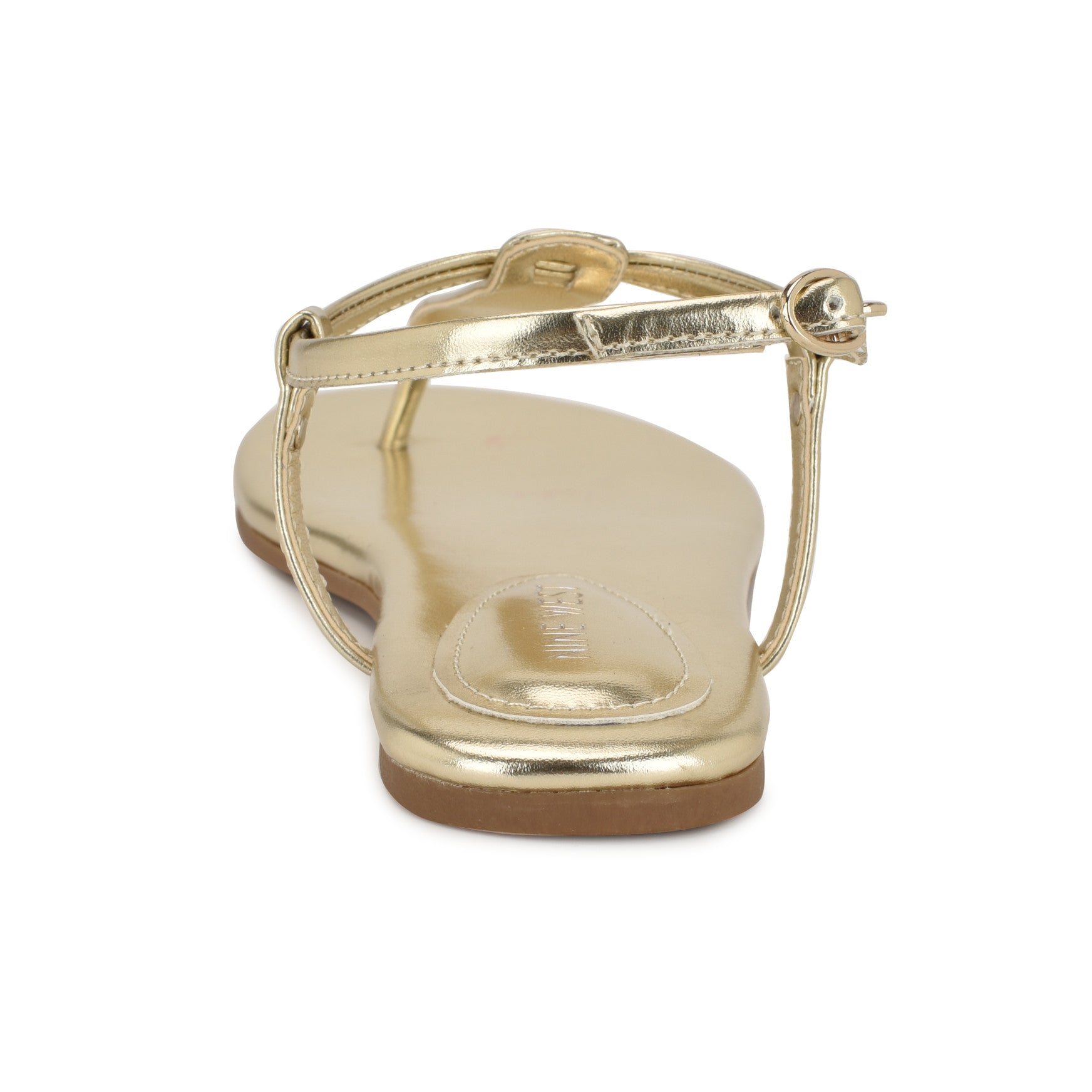 Women's Beriah Flat Thong Sandals - Platino | Nine West