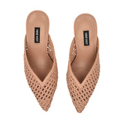 Grasso Woven Mule Pumps
