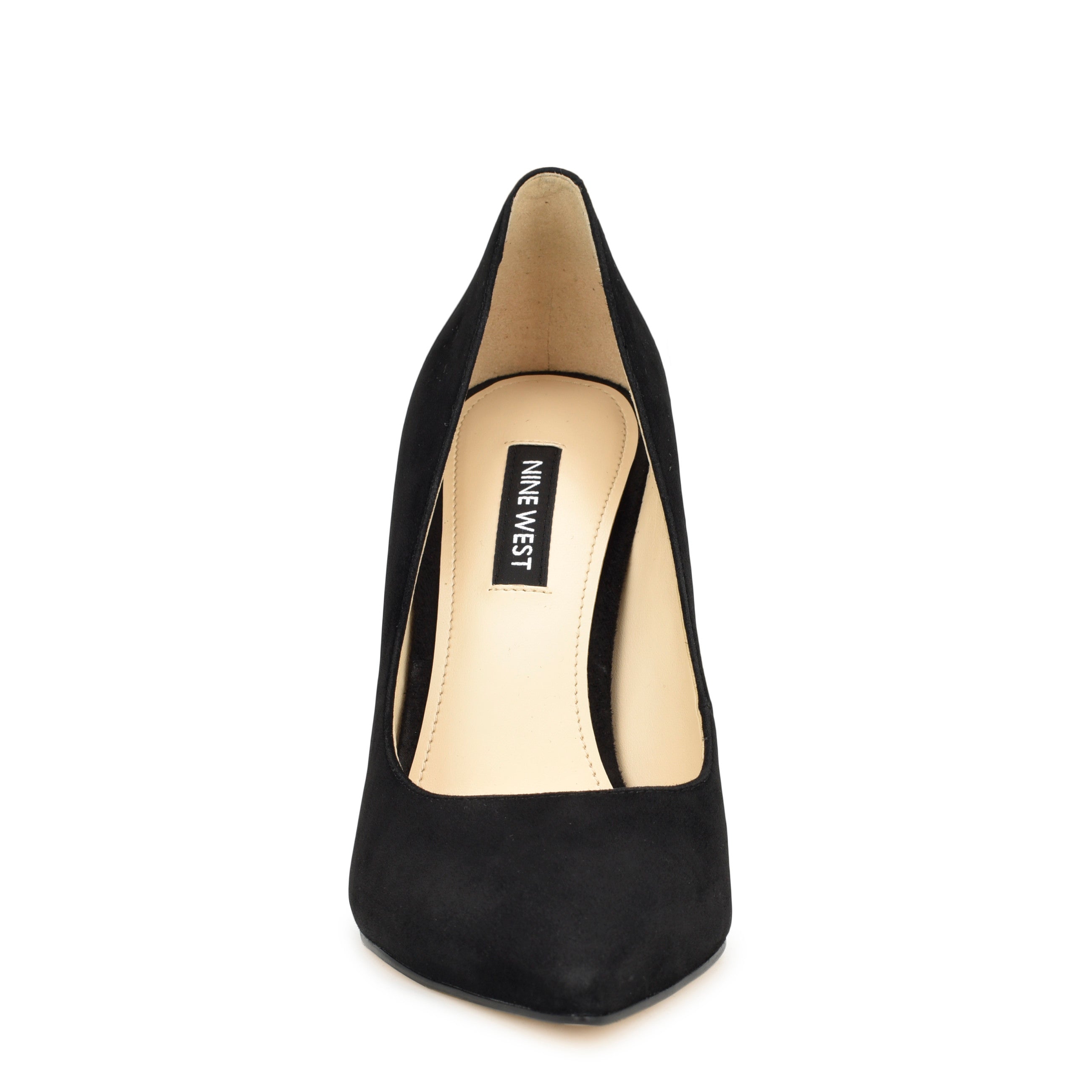 Nine west black hot sale suede pumps